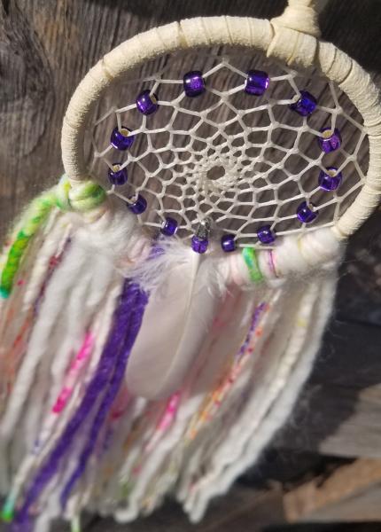 bright + soft + colorful purple dream catcher (sku361) picture