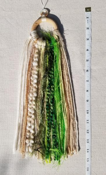 bright green + cream minimalist dream catcher (sku100) picture