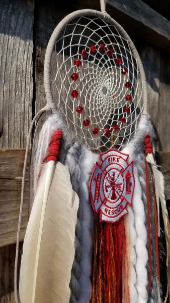 fire fighter dream catcher (sku279) picture