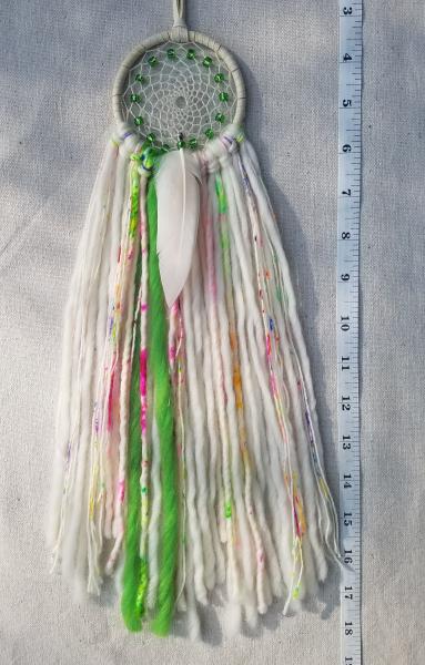 bright + soft + colorful green dream catcher (sku362) picture