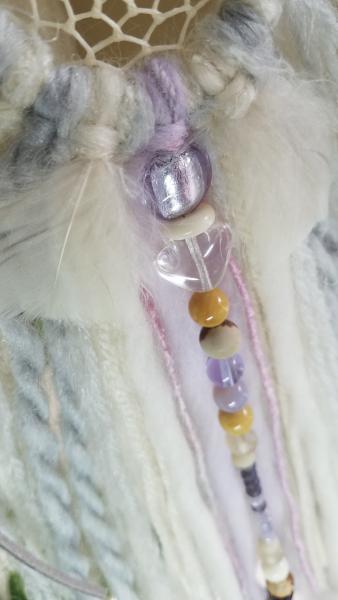 lavender + purple + blue + gray + cream dream catcher (sku382) picture