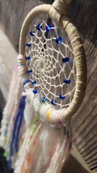 bright + soft + colorful cobalt blue dream catcher (sku359) picture