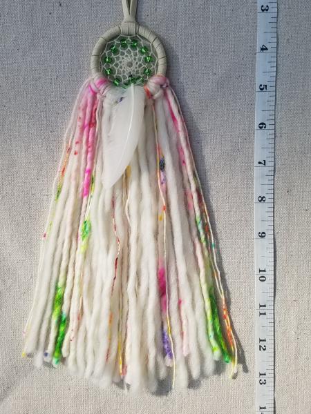 bright + soft + colorful green dream catcher (sku358) picture