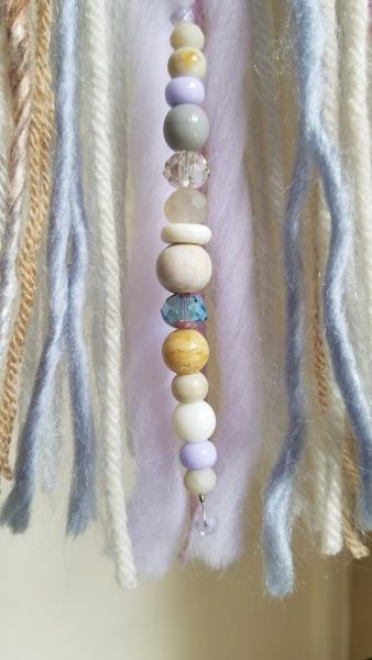 lavender + purple + blue + gray + cream dream catcher (sku380) picture