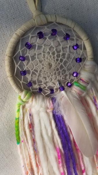 bright + soft + colorful purple dream catcher (sku361) picture