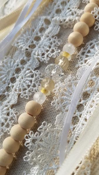 white lace + gold fox + genuine crystals dream catcher (sku531, 532) picture