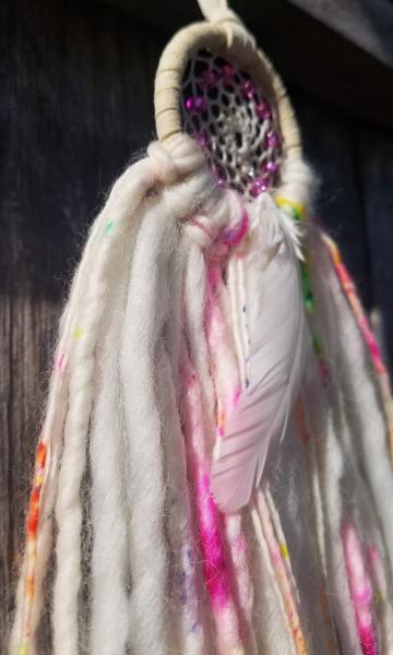 bright + soft + colorful pink dream catcher (sku357) picture