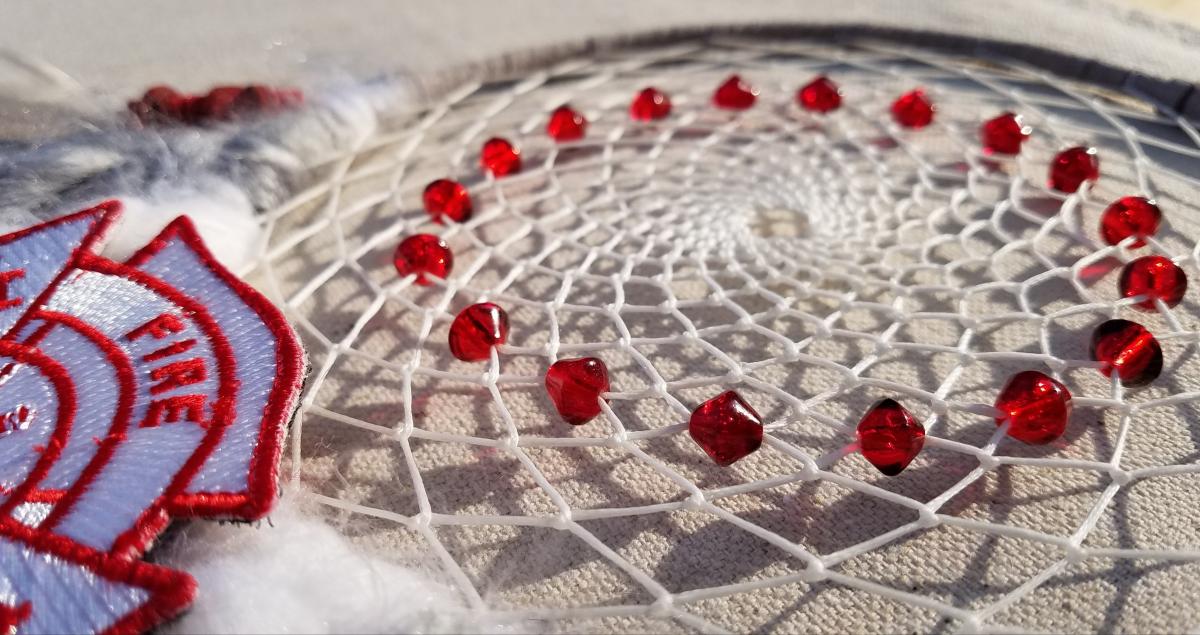 fire fighter dream catcher (sku279) picture