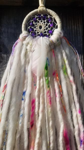 bright + soft + colorful purple dream catcher (sku355) picture