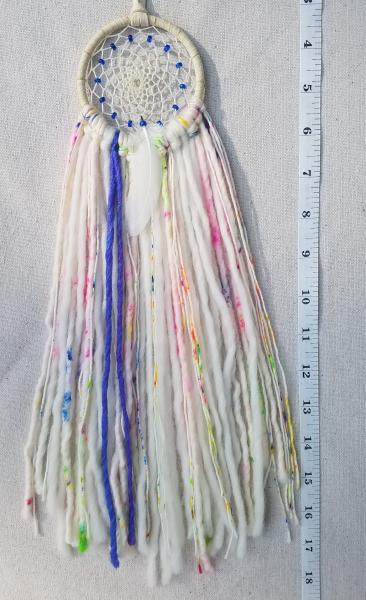 bright + soft + colorful cobalt blue dream catcher (sku359) picture