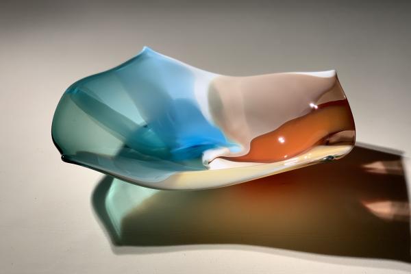 Blown glass bowl