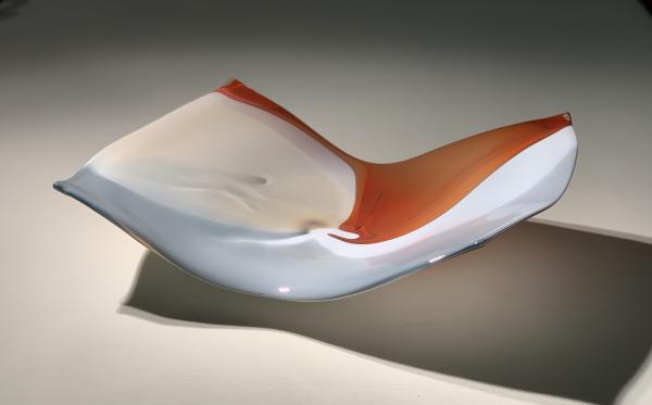 Blown glass bowl