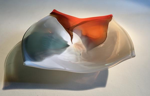 Blown glass bowl