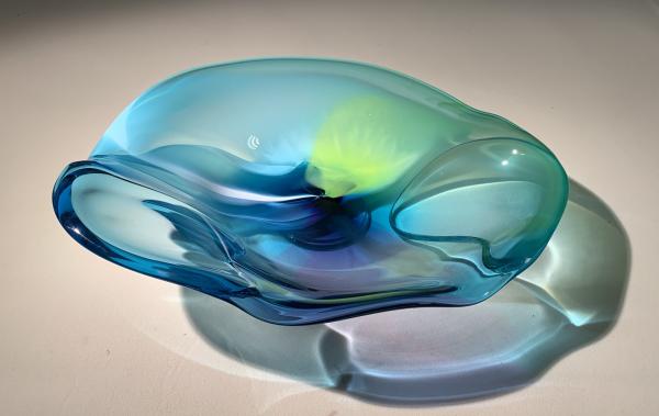 Blown glass bowl