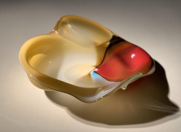 Blown glass bowl