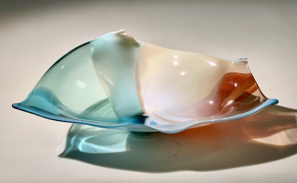 Blown glass bowl