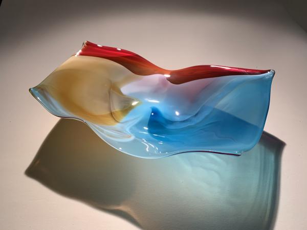 Blown glass bowl