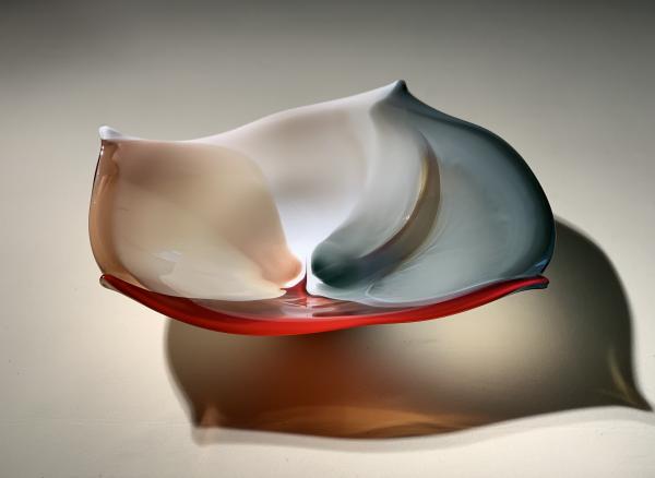 Blown glass bowl