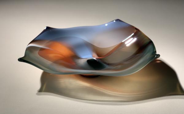 Blown glass bowl