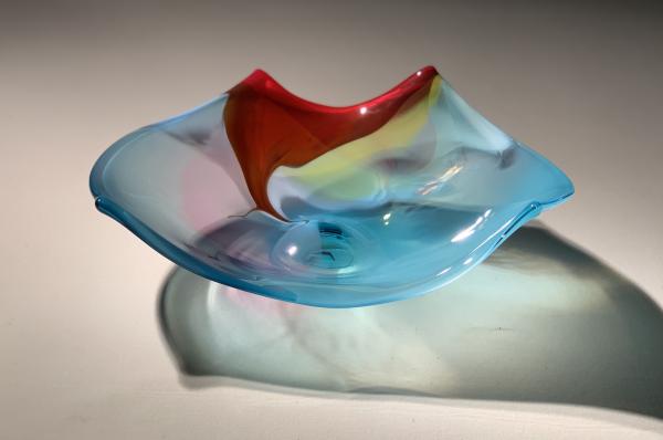 Blown glass bowl