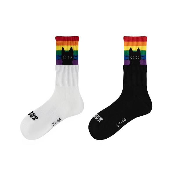 Cat Rainbow Socks &ldquo;I&rsquo;m amazing&rdquo;