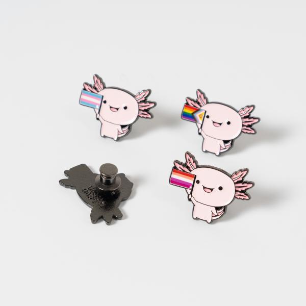 Axolotl Pin Series