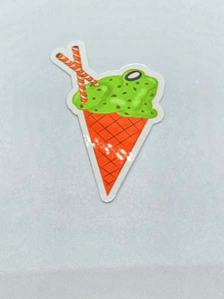 Vinyl Animal Ice Cream Stickers picture