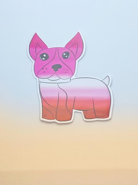 Boston Terrier Pride Vinyl Sticker Set picture