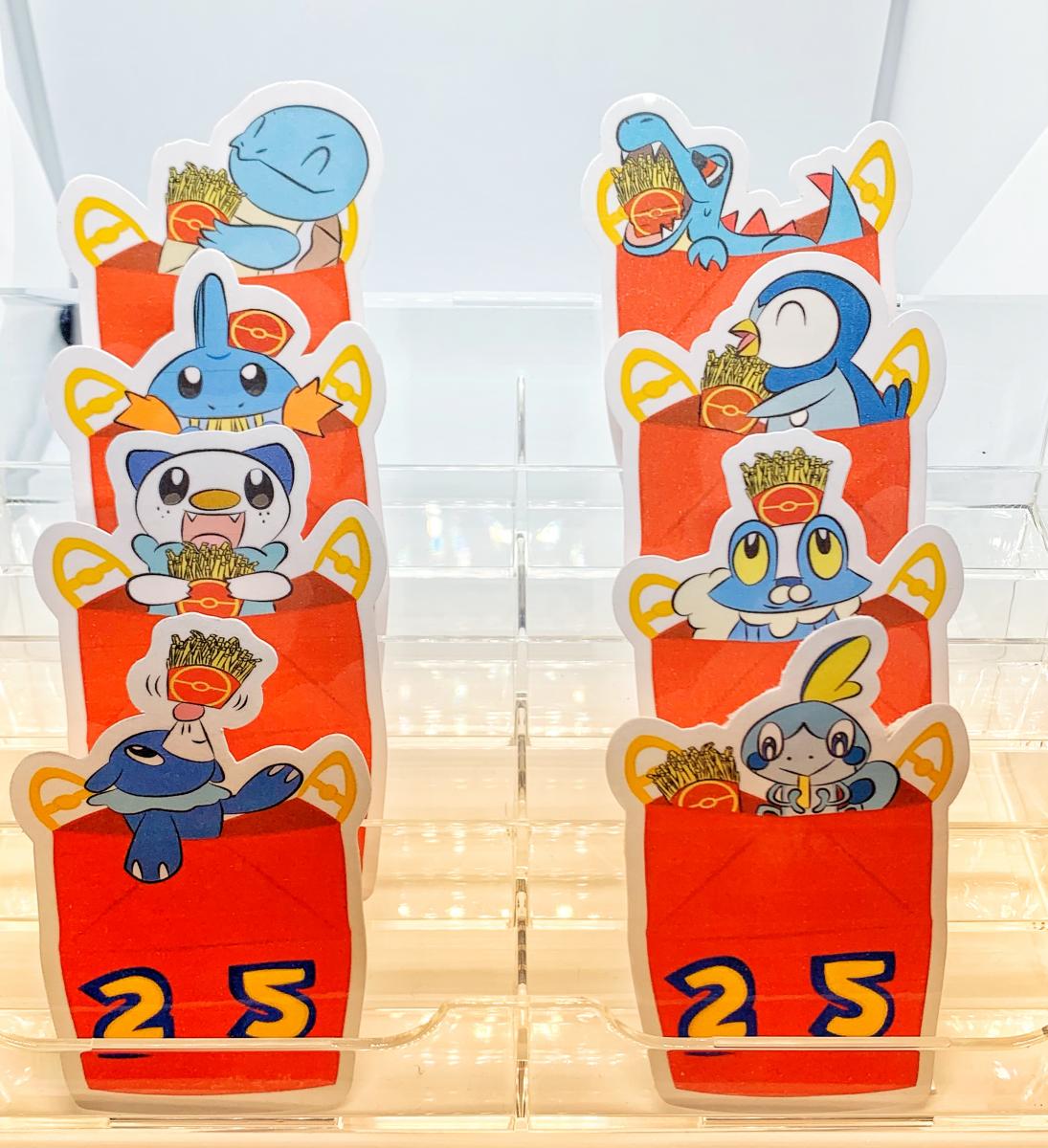 Pok&eacute;mon Happy Meal Stickers picture