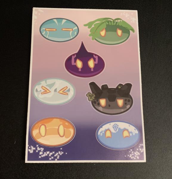 Genshin Slime Sticker Sheet