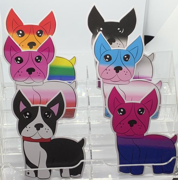 Boston Terrier Pride Vinyl Sticker Set picture