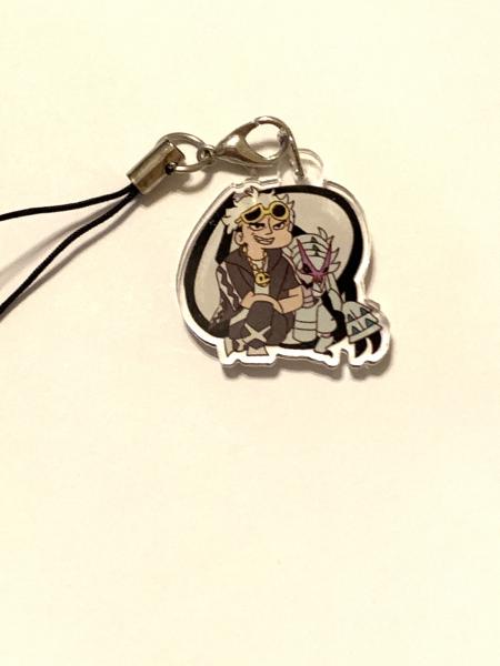 Pokémon villain double sided  phone charm set picture