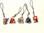 Pokémon villain double sided  phone charm set