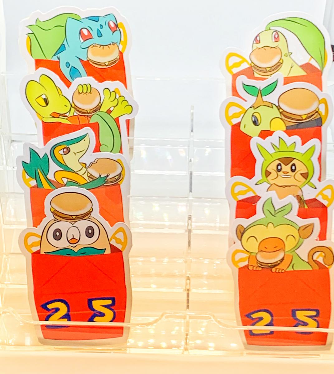 Pok&eacute;mon Happy Meal Stickers picture