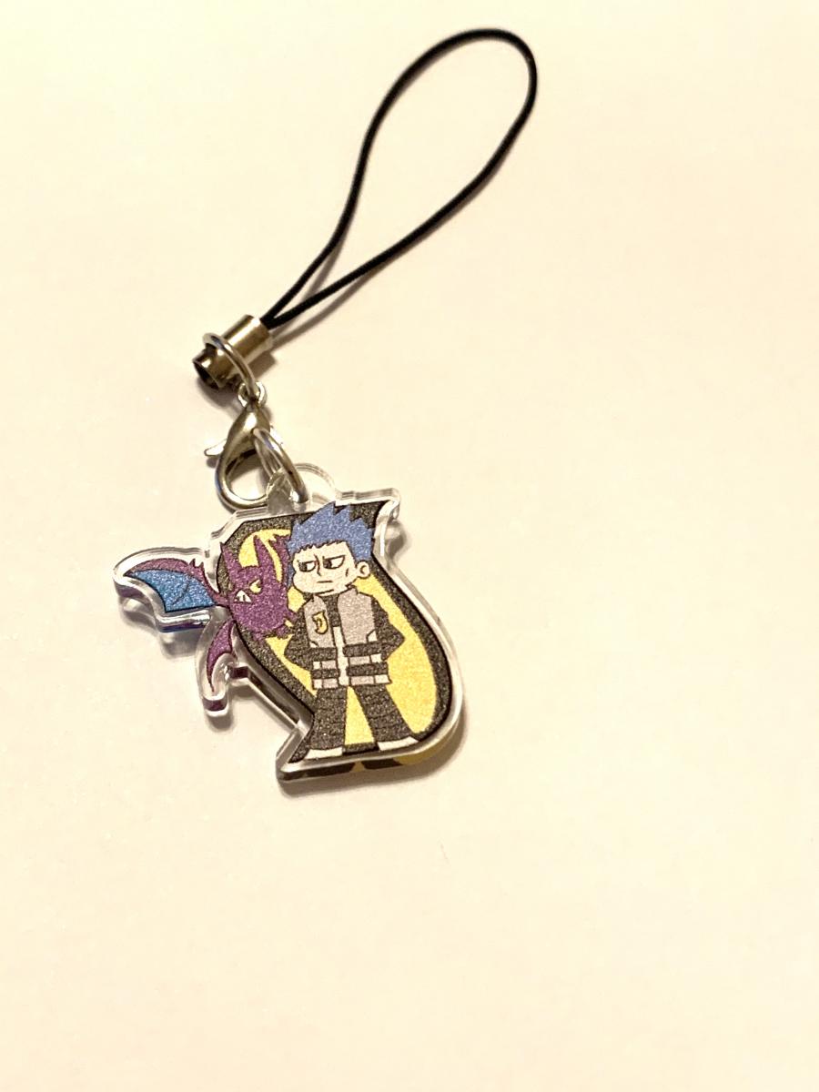 Pok&eacute;mon villain double sided  phone charm set picture