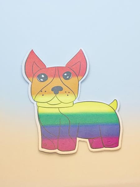 Boston Terrier Pride Vinyl Sticker Set picture