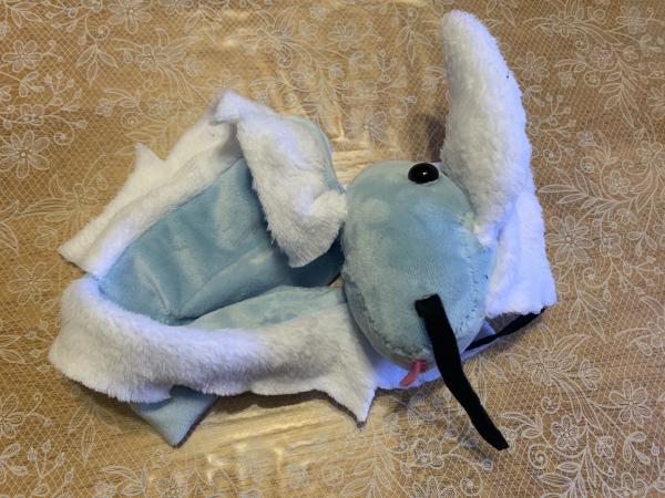 Light blue shoulder buddy dragon picture