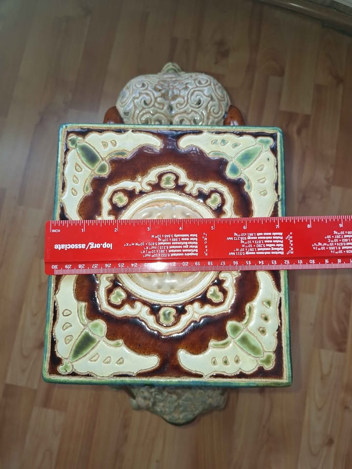 Vintage Hollywood Regency Elephant Garden Seat, Plant Stand & Side Table picture