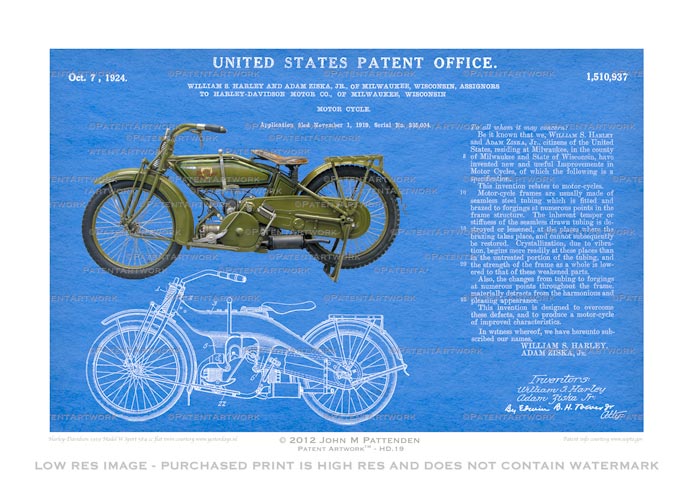 Harley Davidson 1919 picture