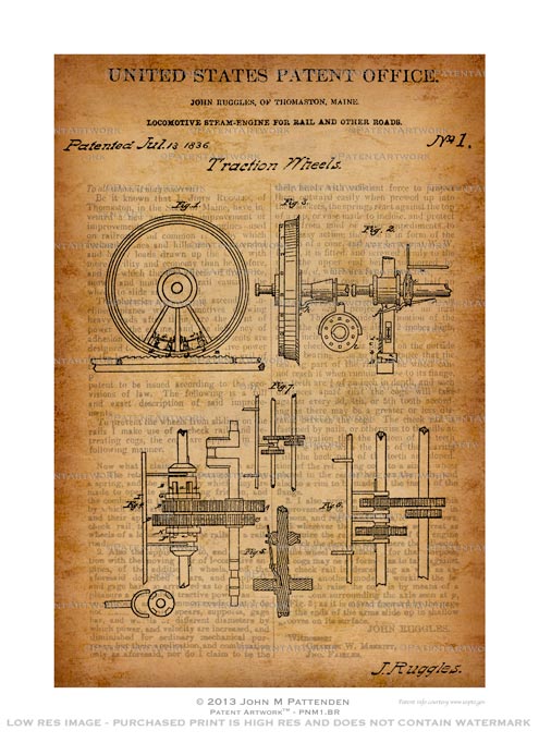 Patent Number 1 - Sepia