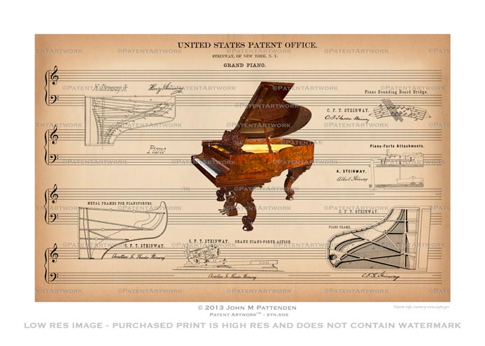 Steinway Sons Grand Piano picture