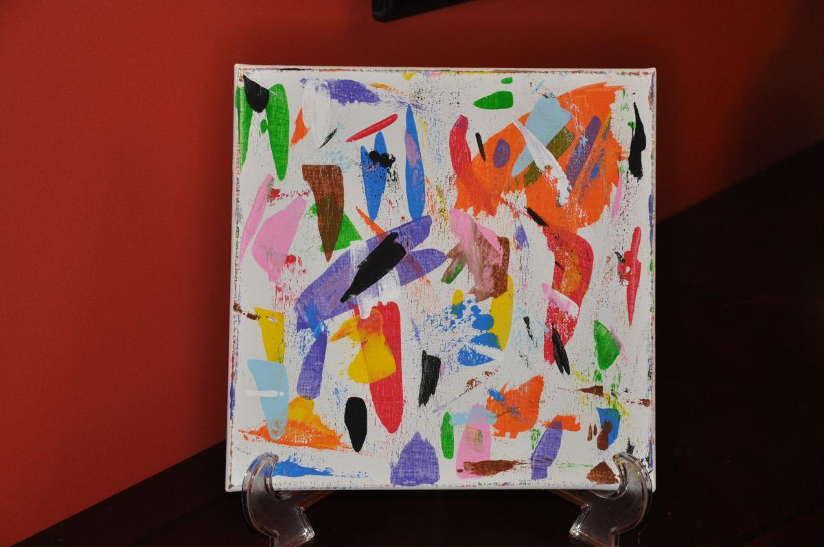10x10 Abstract Canvas Art picture