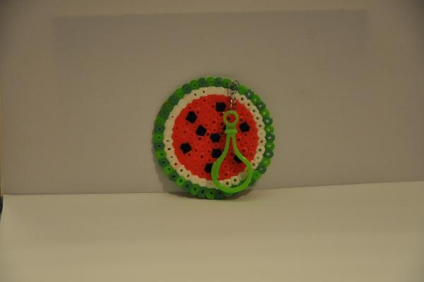 Circle Perler Bead Keychains picture