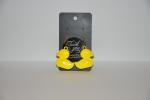 Plastic Yellow Duck Earrings