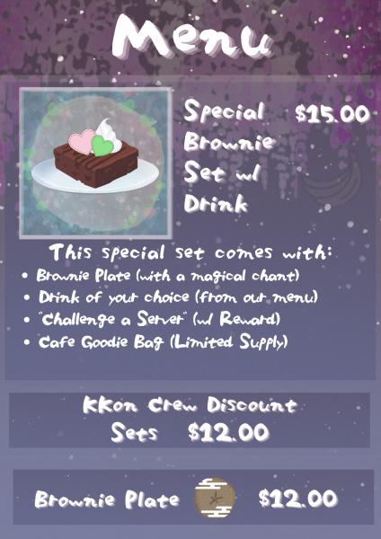 Special Brownie Set w/ Drink