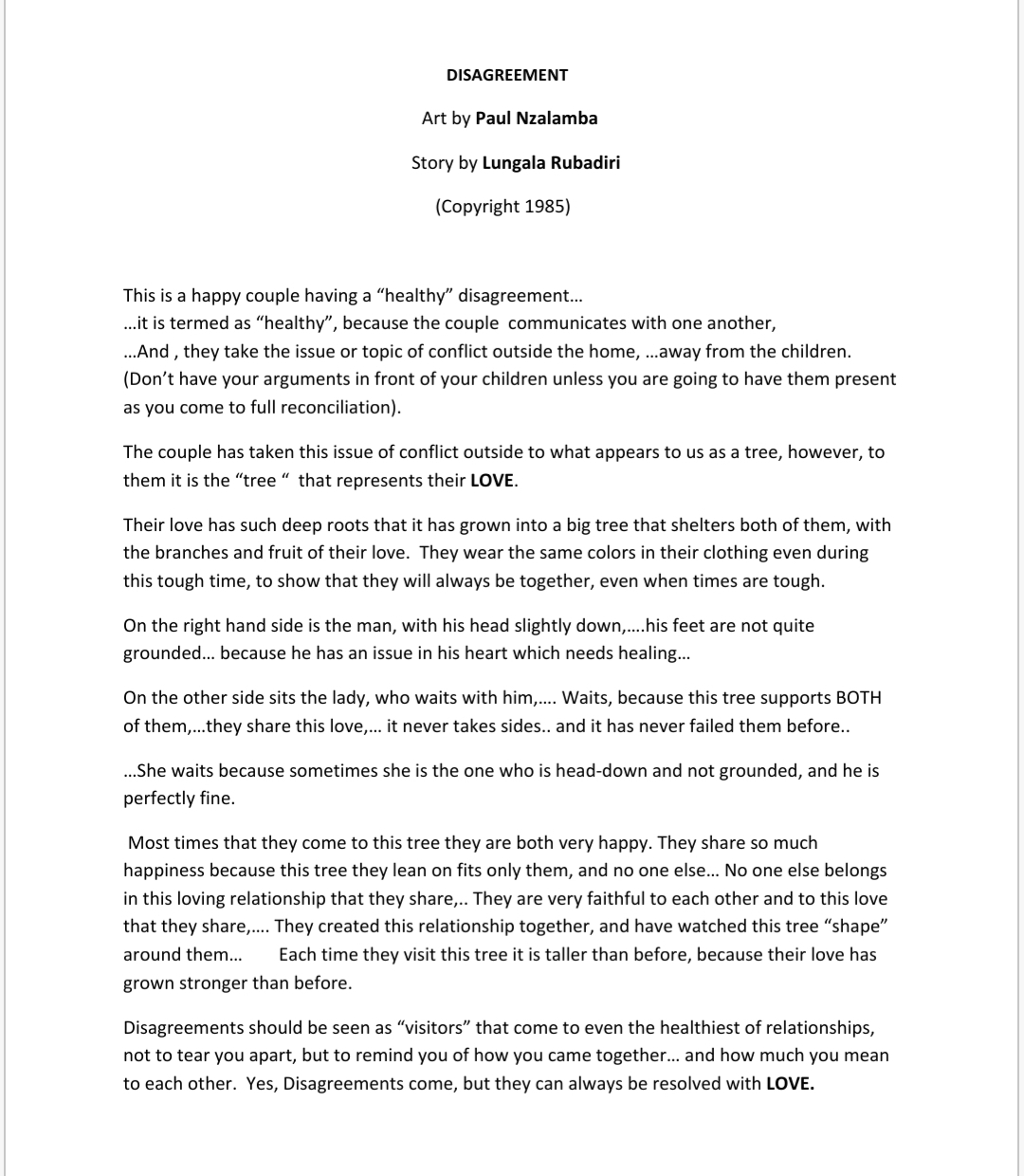 DISAGREEMENT picture