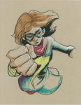 8.5x11 Ms Marvel sketch