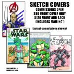Sketch Variant Commissions (WRAP AROUND)