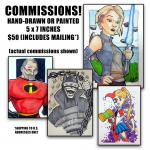 COMMISSIONS - 5 x 7