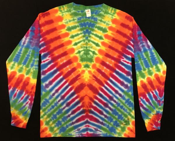 SIZE MEDIUM Rainbow Zipper Longsleeve picture